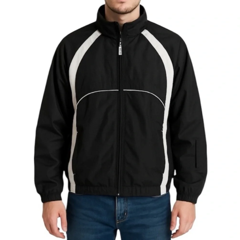 CCM black hockey windbreaker lightweight jacket men’s medium